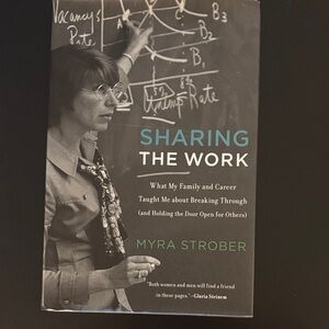 Sharing the Work by Myra Strober - Black Cover